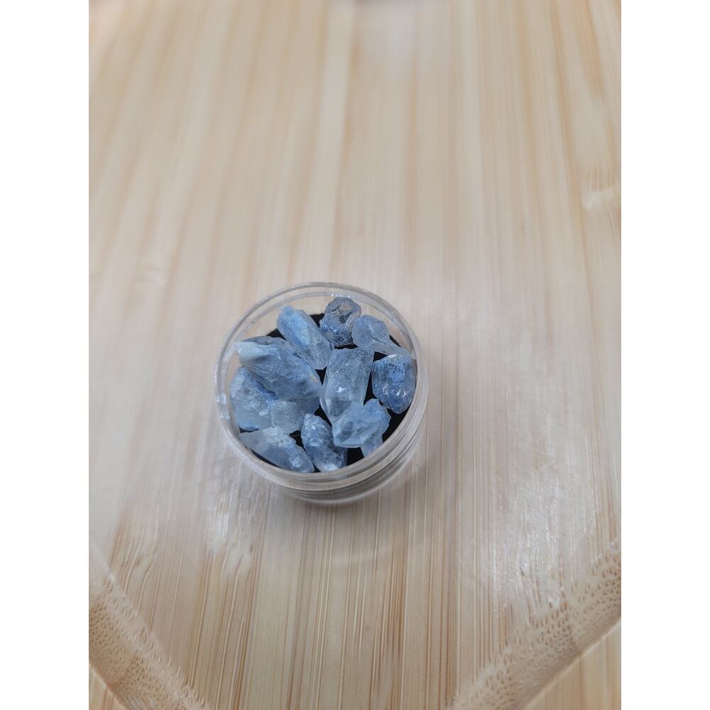 Dumortierite Crystal Bundle with Case, 8G Total